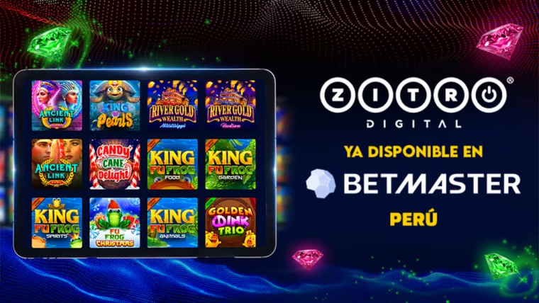 Zitro Digital amplía su presencia en Perú tras asociarse con betmaster.pe