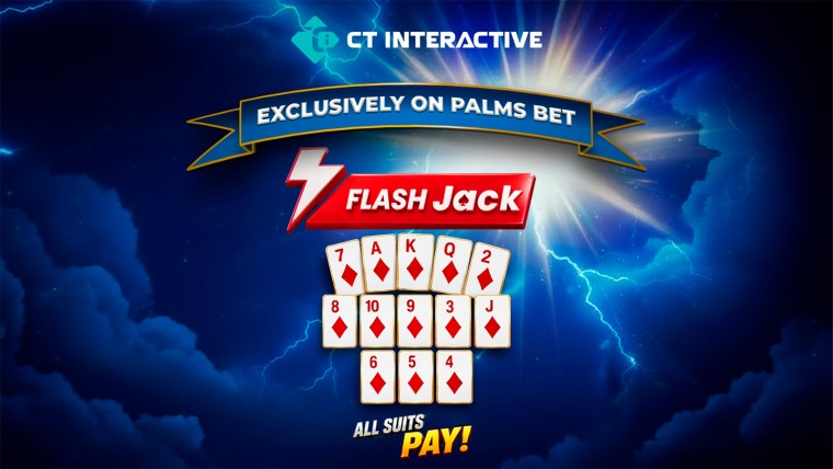 CT Interactive lanza Flash Jack en exclusiva en Palms Bet en Bulgaria