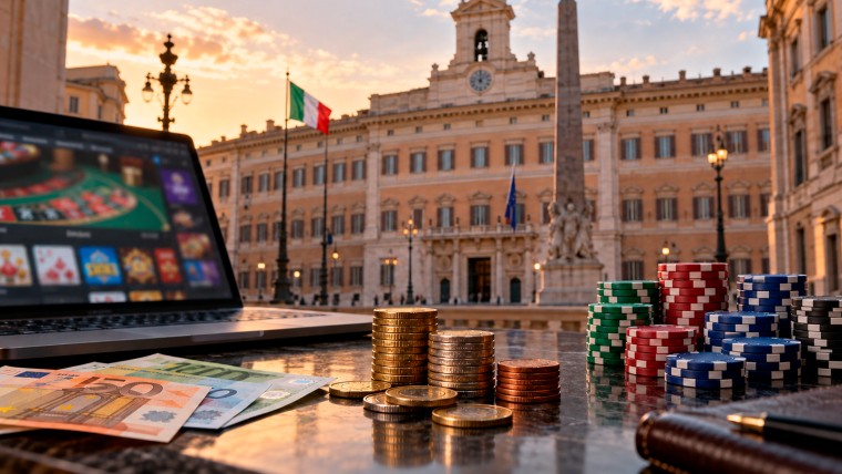 Italia evalúa recaudar hasta mil millones de euros del sector del juego en dos años