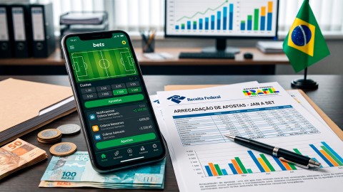 Bets geram R$ 6,86 bilhões em receitas para o Brasil até setembro