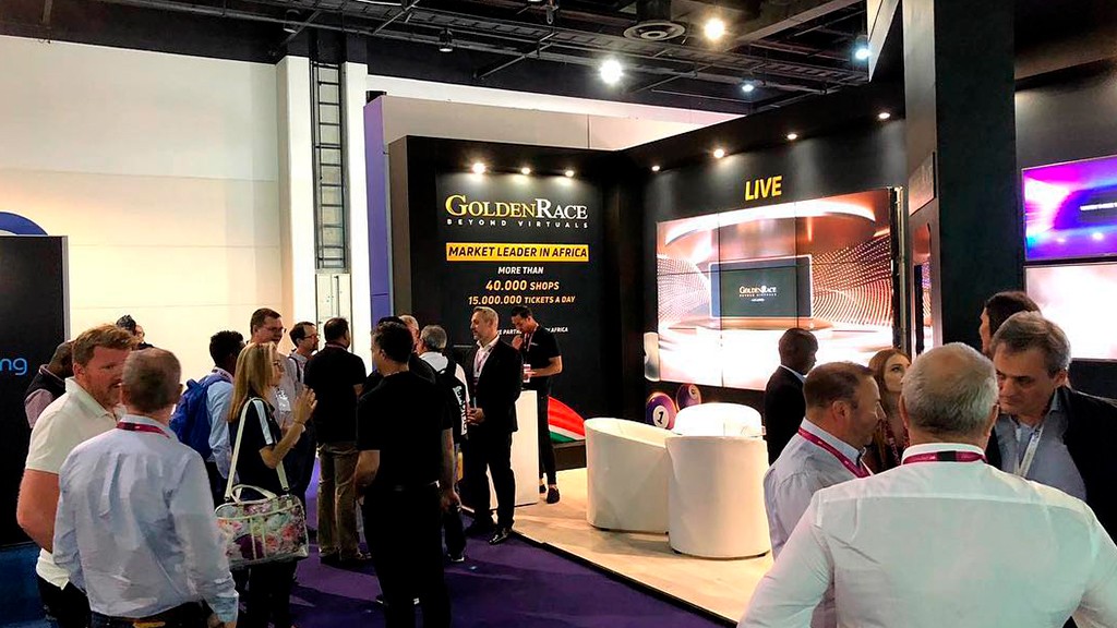 Golden Race presented its brand-new live games at ICE Africa
