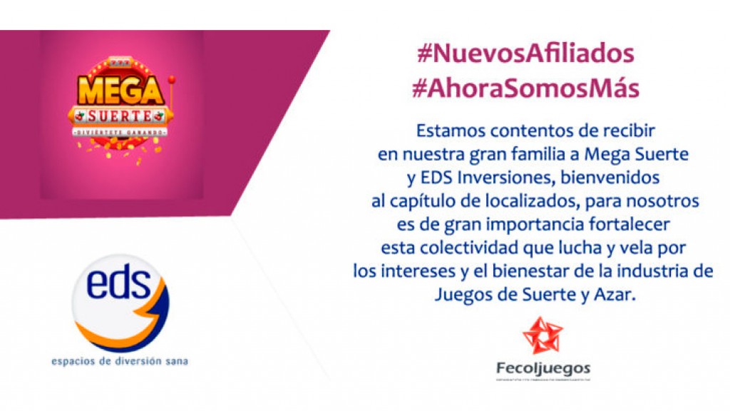  Mega Suerte y EDS Inversiones, se únen a Fecoljuegos en el capítulo de localizados